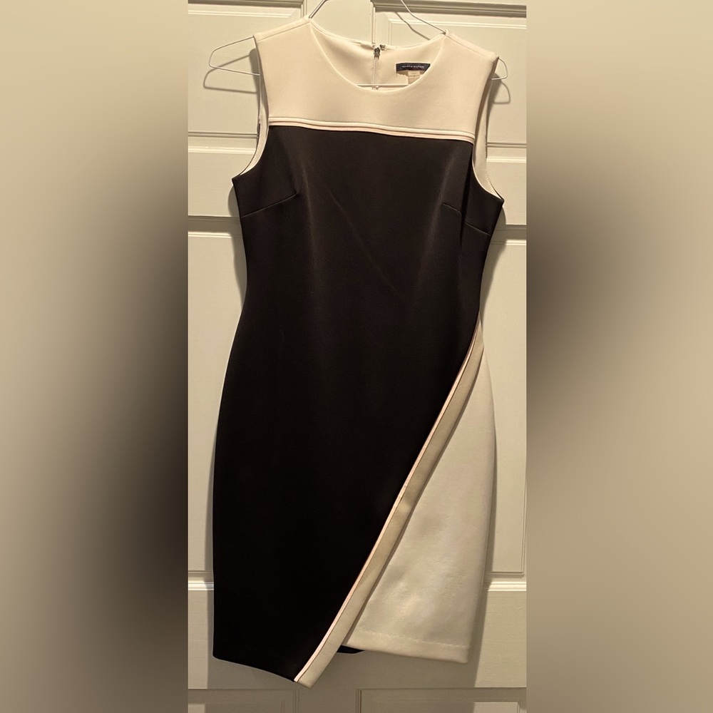 Tommy Hilfiger size 8 Black, cream and a thin strip light mauve